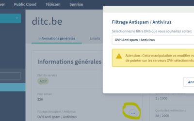 Ne pas recevoir les mails de virus et spam avec OVH